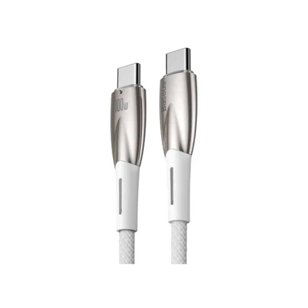 Кабель Baseus Glimmer Series Fast Charging Data Cable Type-C to Type-C 100W